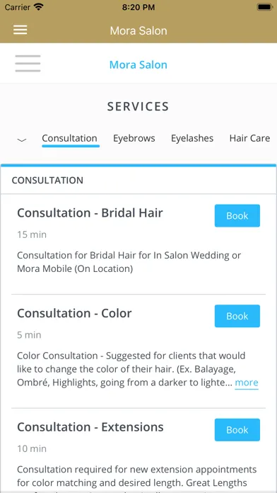 Mora Salon应用截图