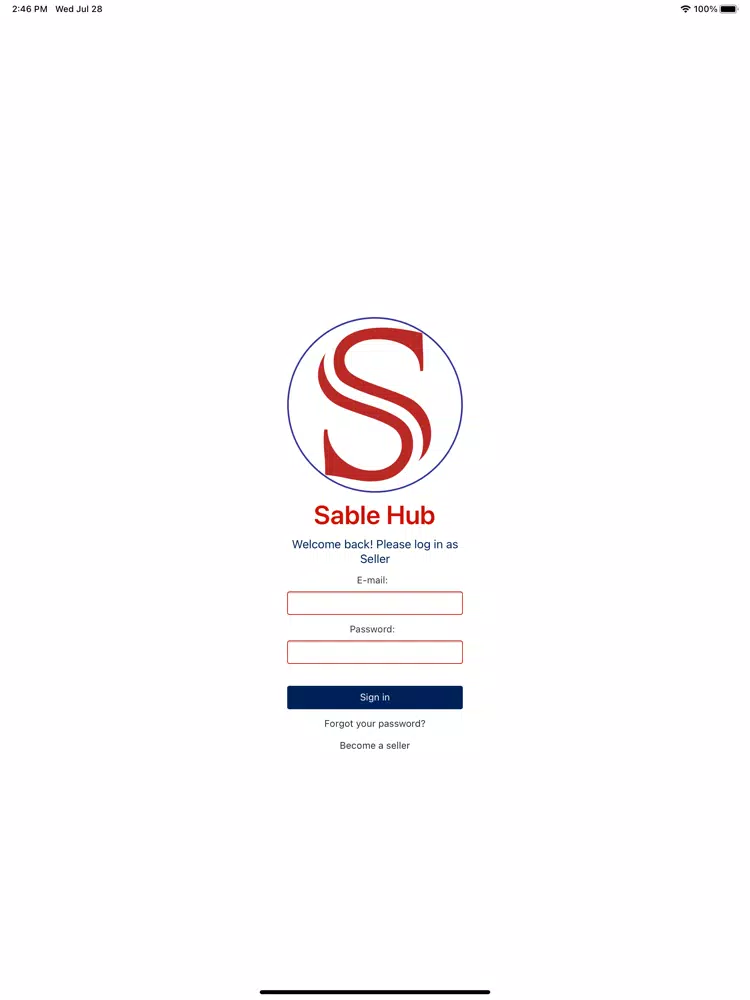 Sable Hub Vendor iPad  スクリーンショット