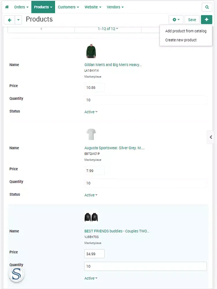 Screenshot di Sable Hub Vendor iPad 