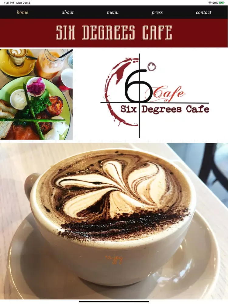 6 Degrees Cafe iPad 应用截图