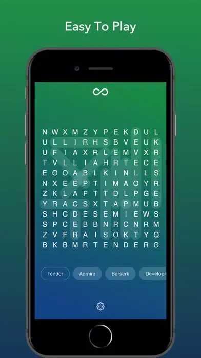 Captures d'écran de Infinity Wordsearch