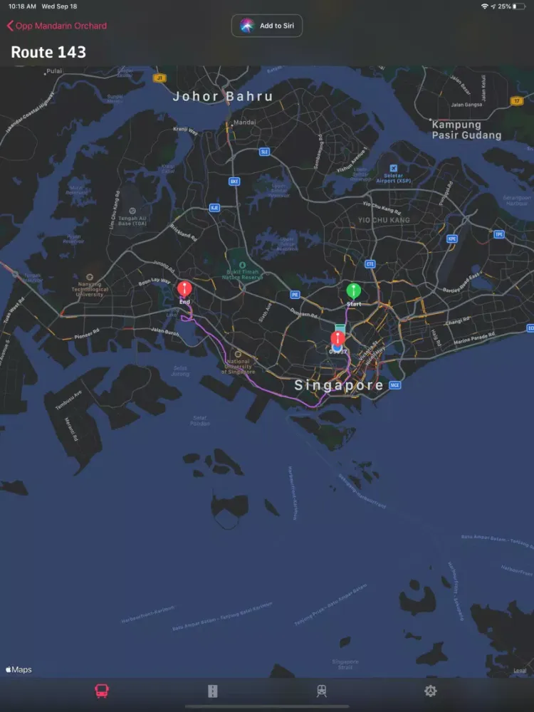 Singapore Transit iPad  سکرین شاٹس