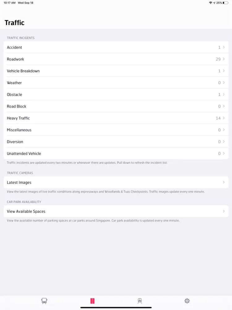 Singapore Transit iPad  سکرین شاٹس