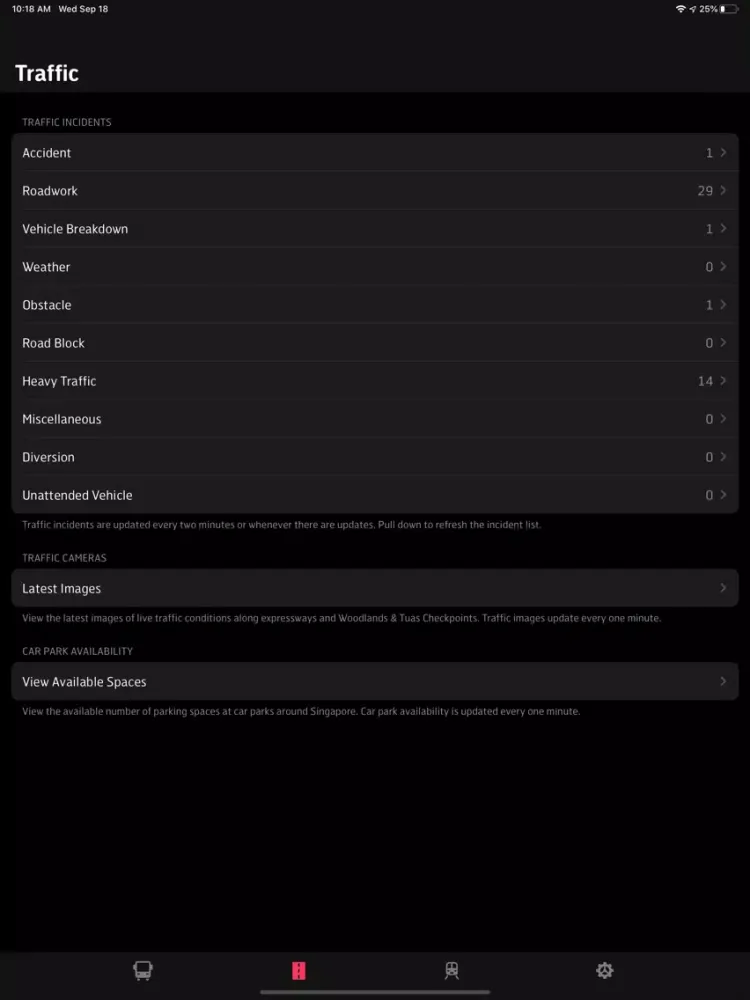 Singapore Transit iPad  سکرین شاٹس