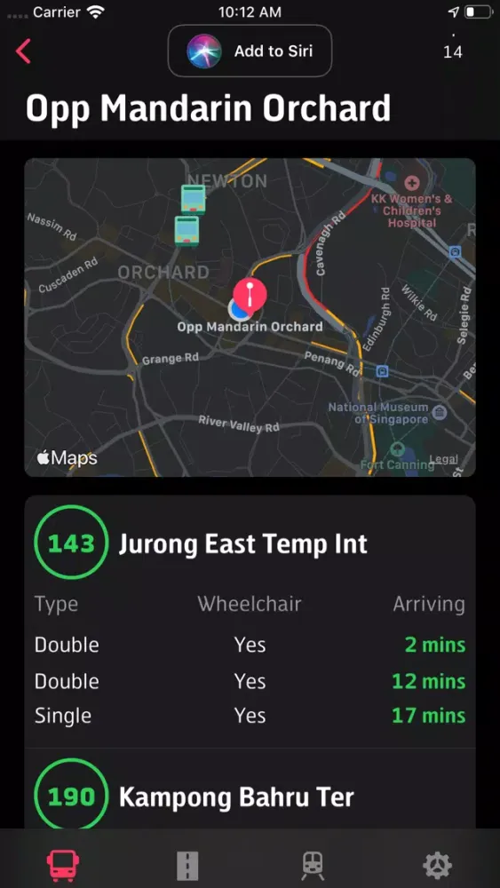 Singapore Transit سکرین شاٹس