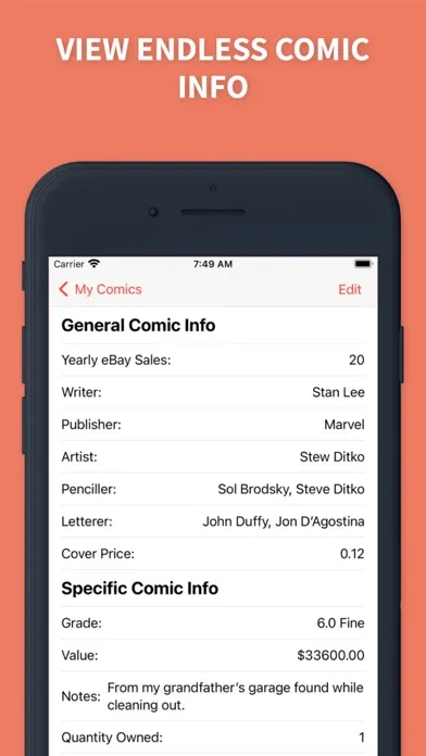 Capturas de tela do LuckyComic: Comic Book Scanner