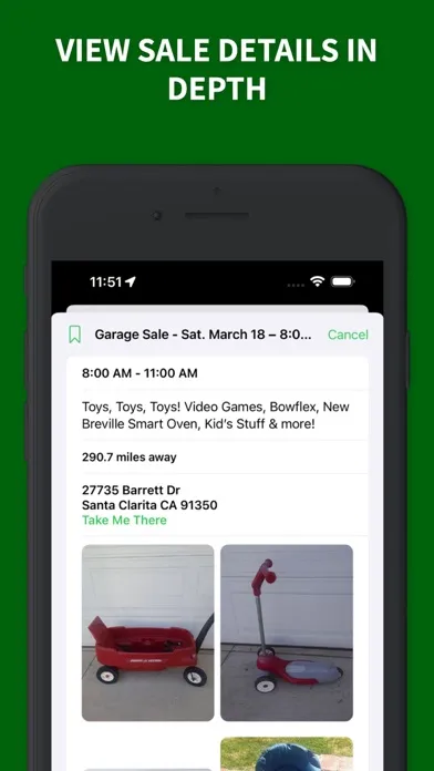 Zrzuty ekranu LuckySale: Garage Sale Finder