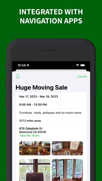 Zrzuty ekranu LuckySale: Garage Sale Finder