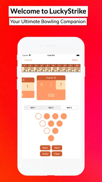 Zrzuty ekranu LuckyStrike - Bowling Tracker