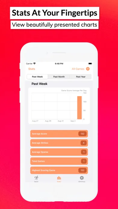 Zrzuty ekranu LuckyStrike - Bowling Tracker