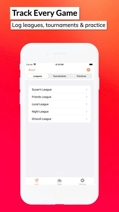 Zrzuty ekranu LuckyStrike - Bowling Tracker