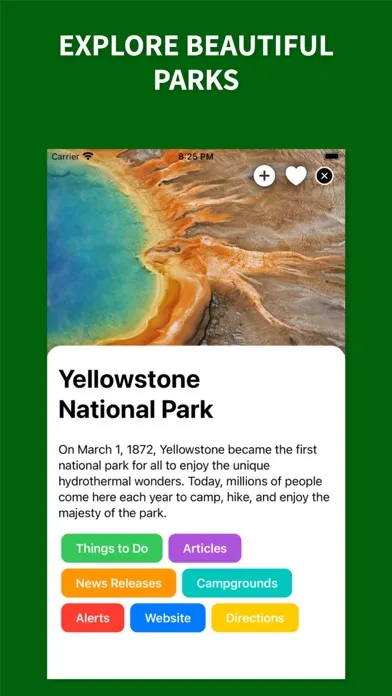 Ảnh chụp màn hình của Park’d: National Park Passport