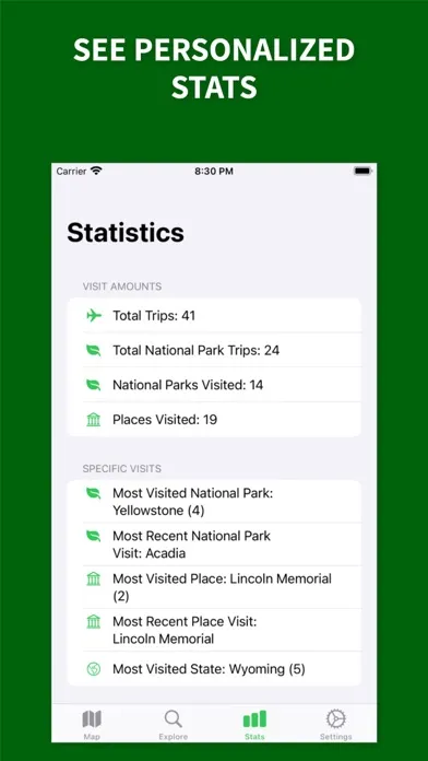 Ảnh chụp màn hình của Park’d: National Park Passport