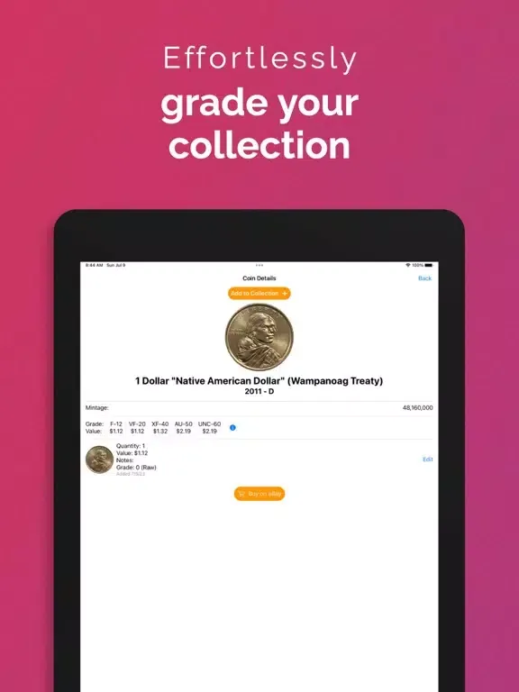 تصاویر LuckyScan: Coin Identifier iPad 