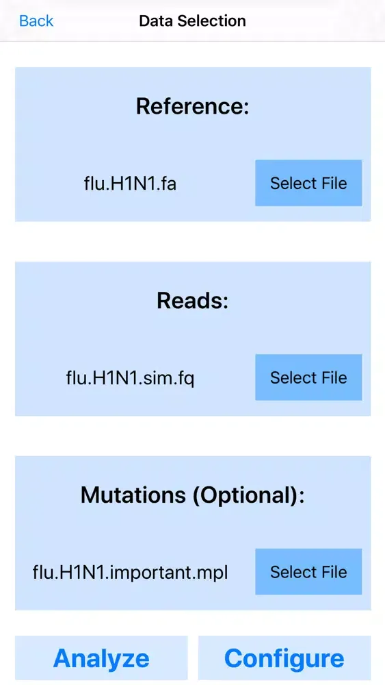 iGenomics: Mobile DNA Analysis 스크린샷