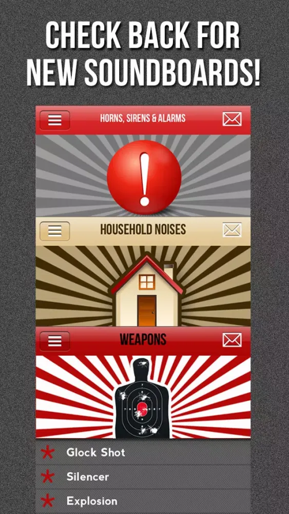 Capturas de tela do 1Soundboard for iPhone and iPod