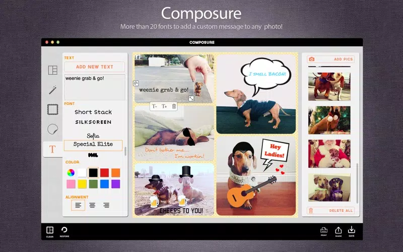 Tangkapan layar Composure