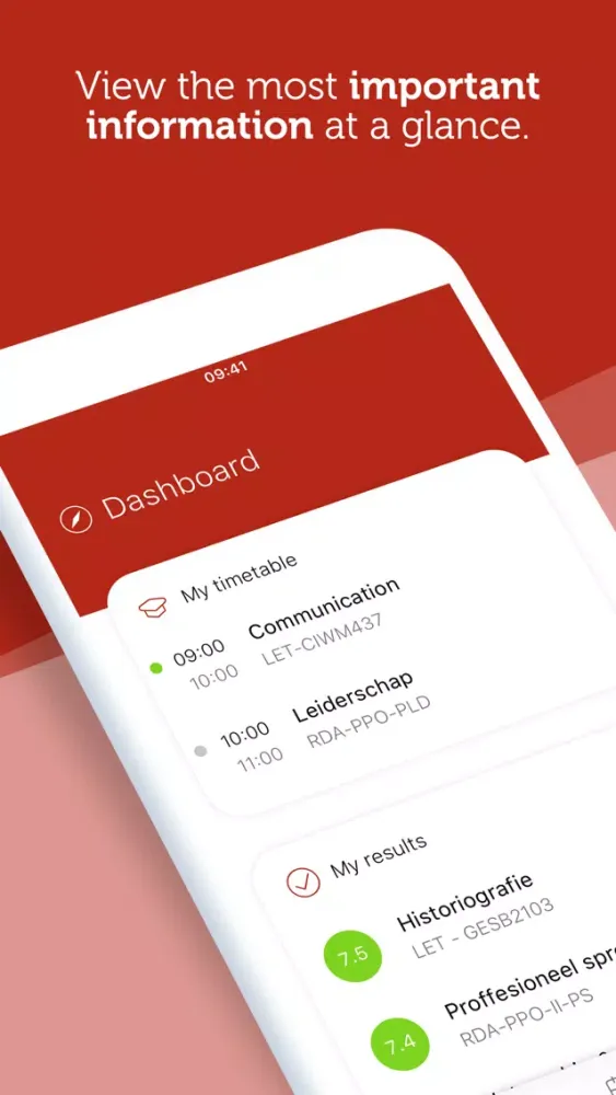 Capturas de pantalla de Radboud Student