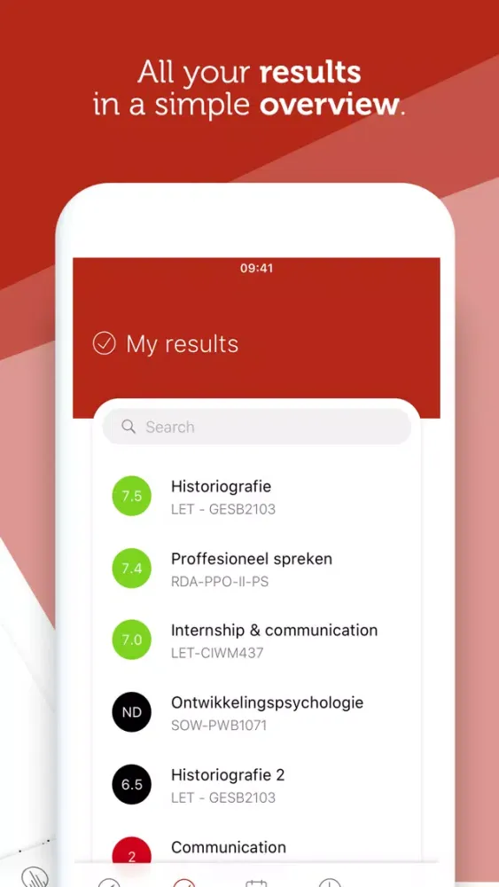 Capturas de pantalla de Radboud Student