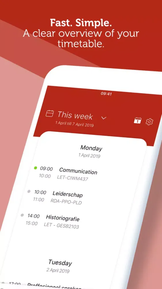 Capturas de pantalla de Radboud Student