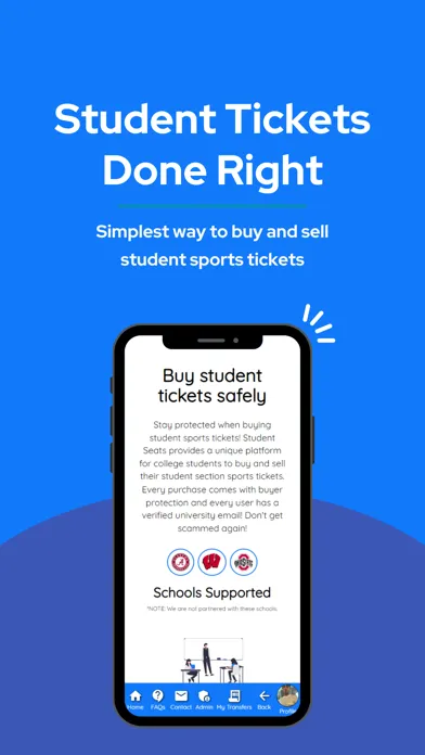 Capturas de tela do Student Seats