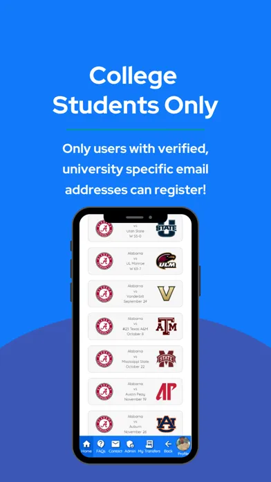 Capturas de tela do Student Seats