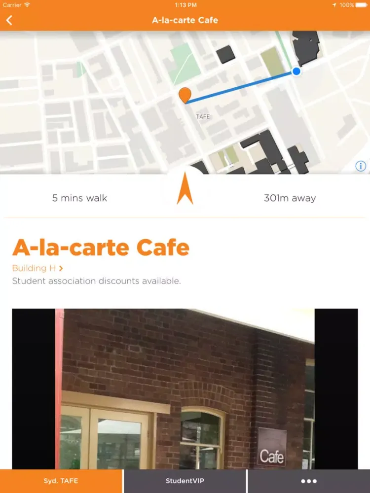 Capturas de pantalla de Sydney TAFE Map iPad 