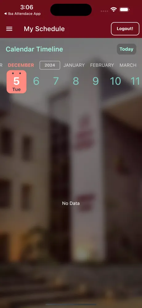 IBA KARACHI STUDENT APP Screenshots