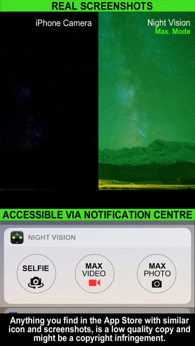 Ảnh chụp màn hình của Night Vision (Photo & Video)