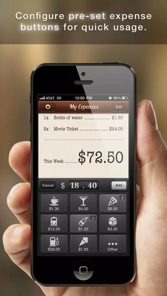 Capturas de pantalla de Cents ~ Micro-Expense Tracking