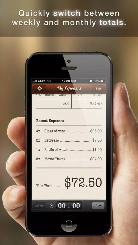 Capturas de pantalla de Cents ~ Micro-Expense Tracking