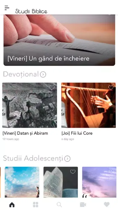 Capturas de tela do Studii Biblice
