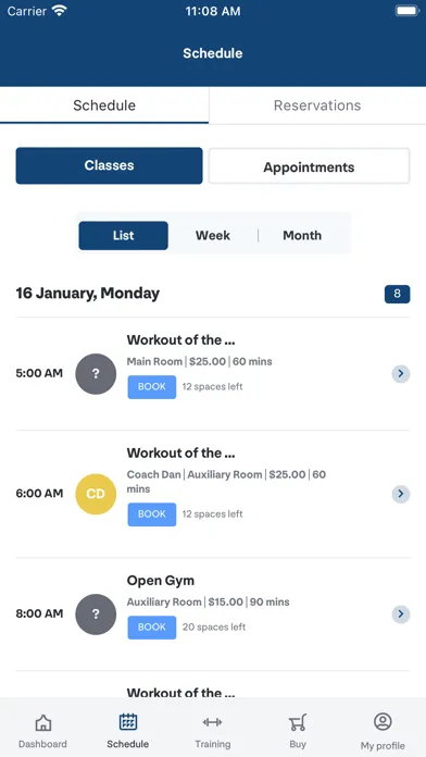 Ảnh chụp màn hình của Anchored Fitness