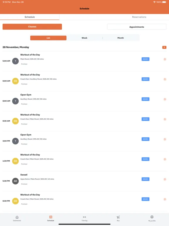 Captures d'écran de Coachman Strength Conditioning iPad 