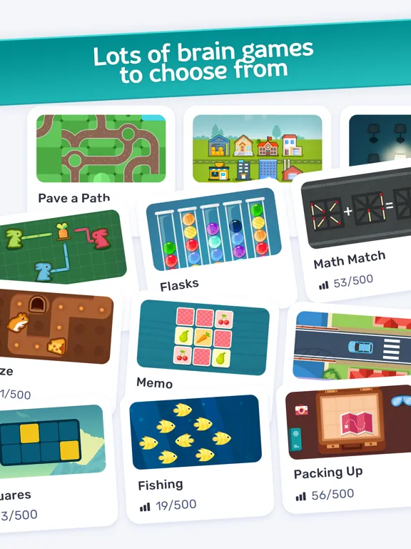Brain Puzzle Games for Adults iPad 應用截圖