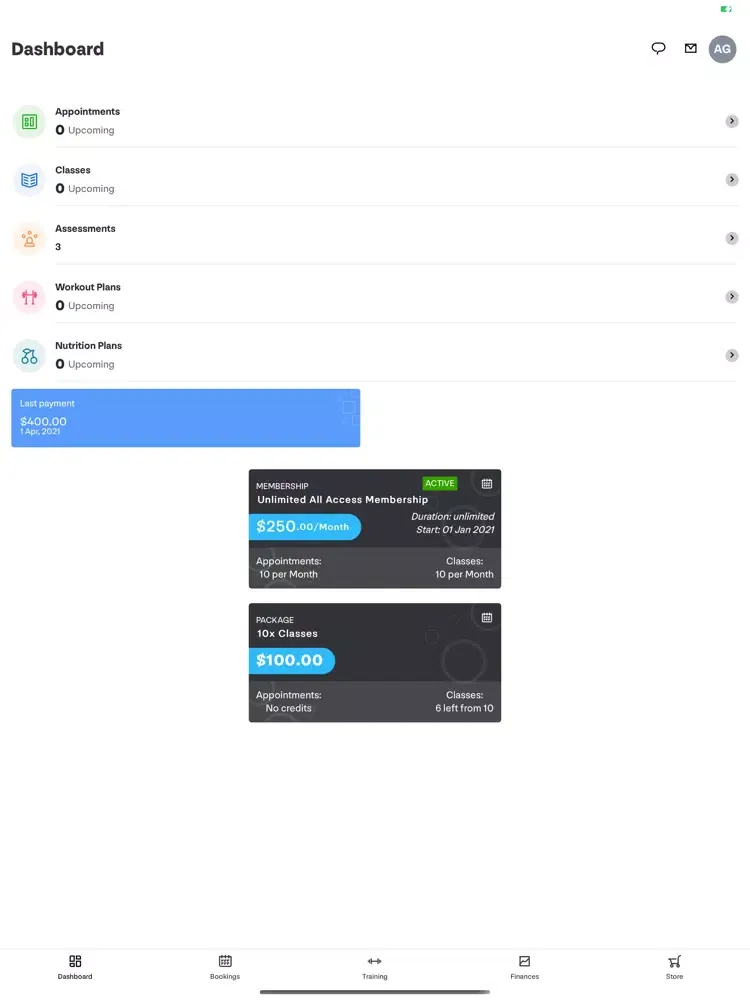 Raw Fit iPad  Screenshots