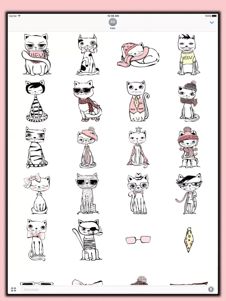 Capturas de tela do Sassy Cats iPad 