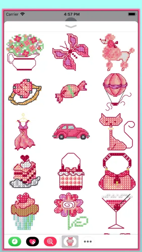 Capturas de pantalla de Cross Stitch Pink
