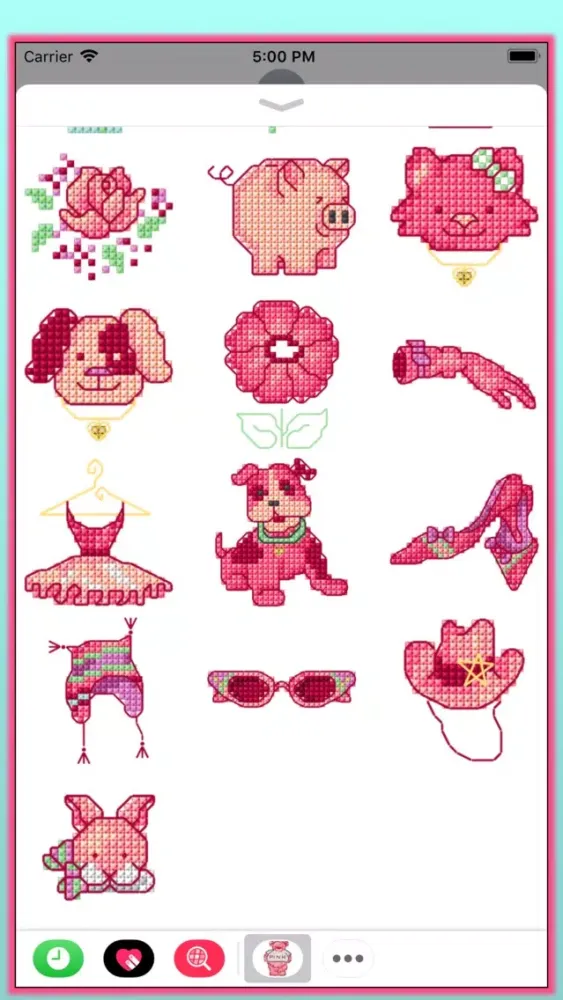 Capturas de pantalla de Cross Stitch Pink
