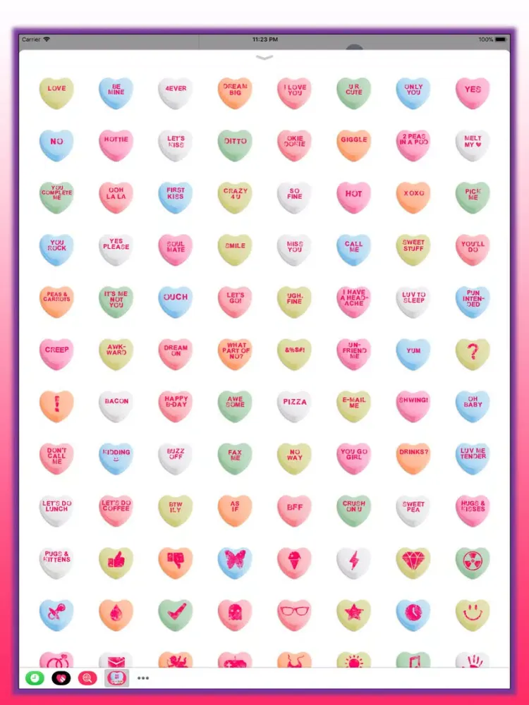 Скриншоты Be My Valentine - Candy Hearts iPad 