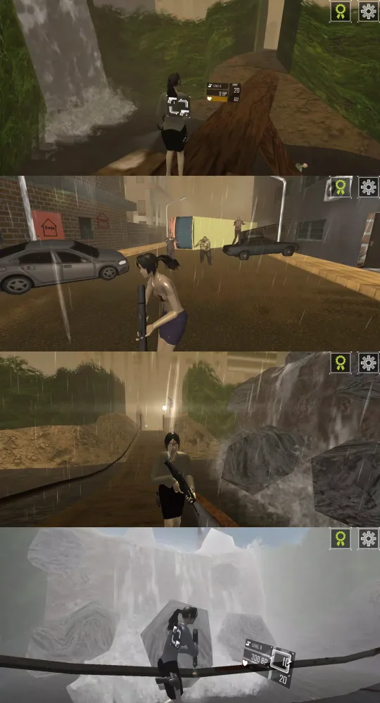 Capturas de tela do Zombie District