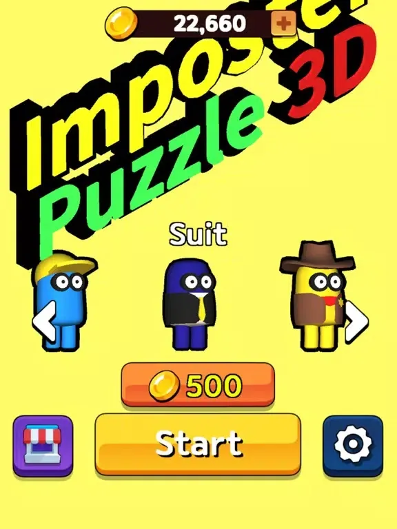 Imposter Puzzle 3D iPad 应用截图