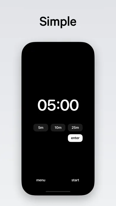 Ảnh chụp màn hình của Timer - Minimal Timer+