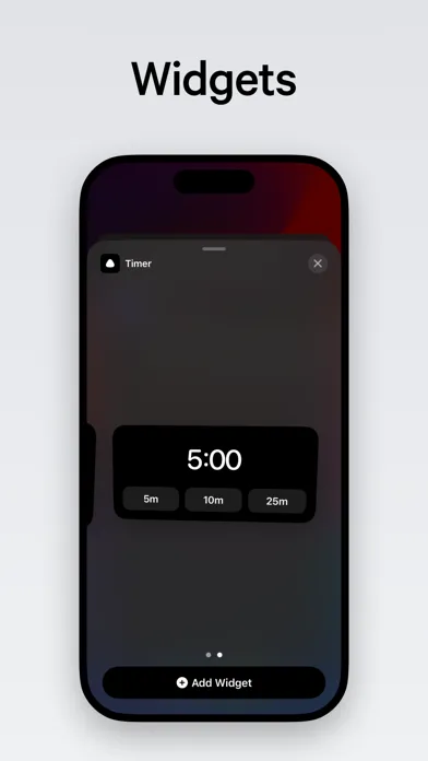 Ảnh chụp màn hình của Timer - Minimal Timer+
