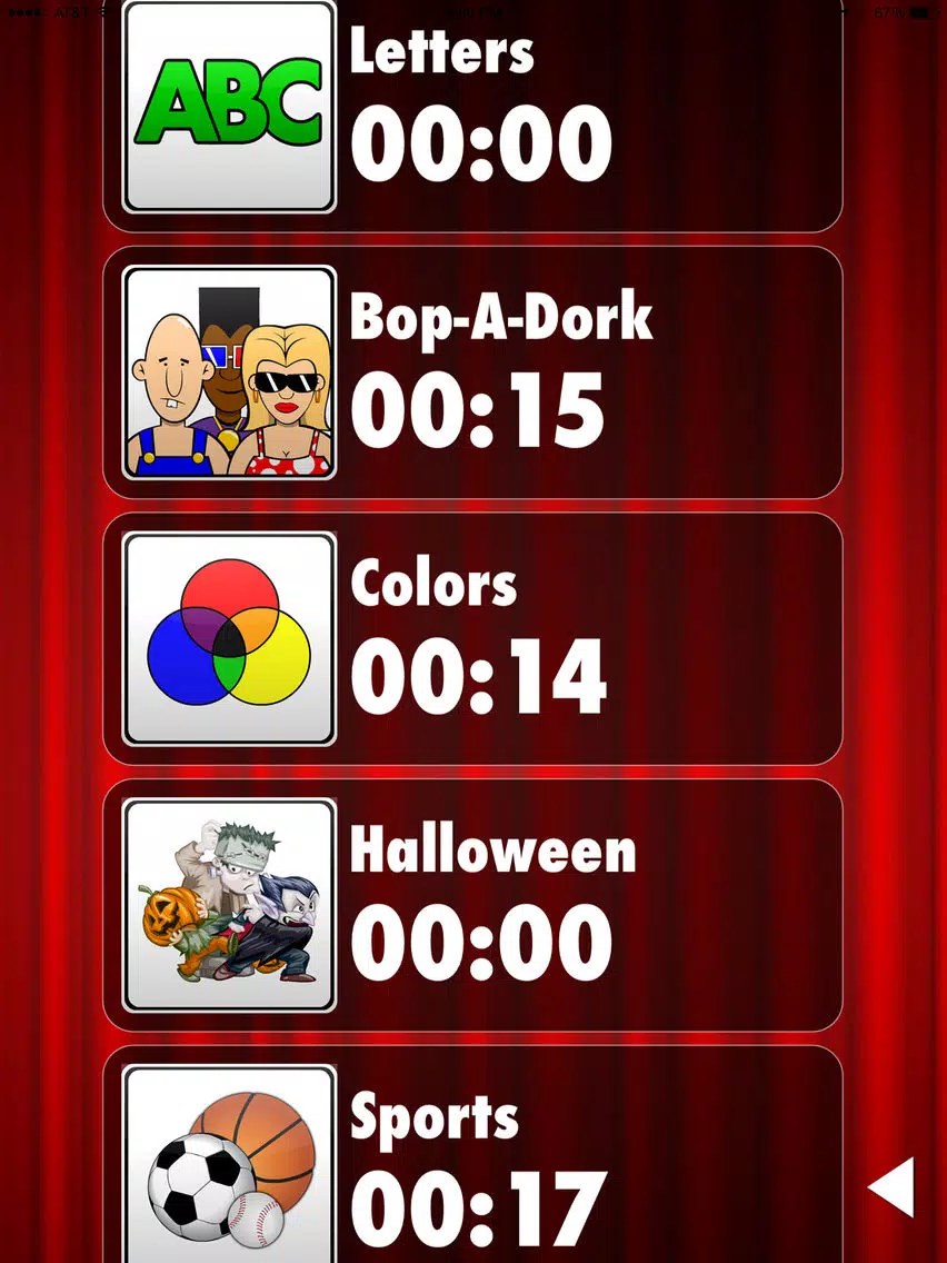 Ảnh chụp màn hình của Magic Memory Match Free iPad 