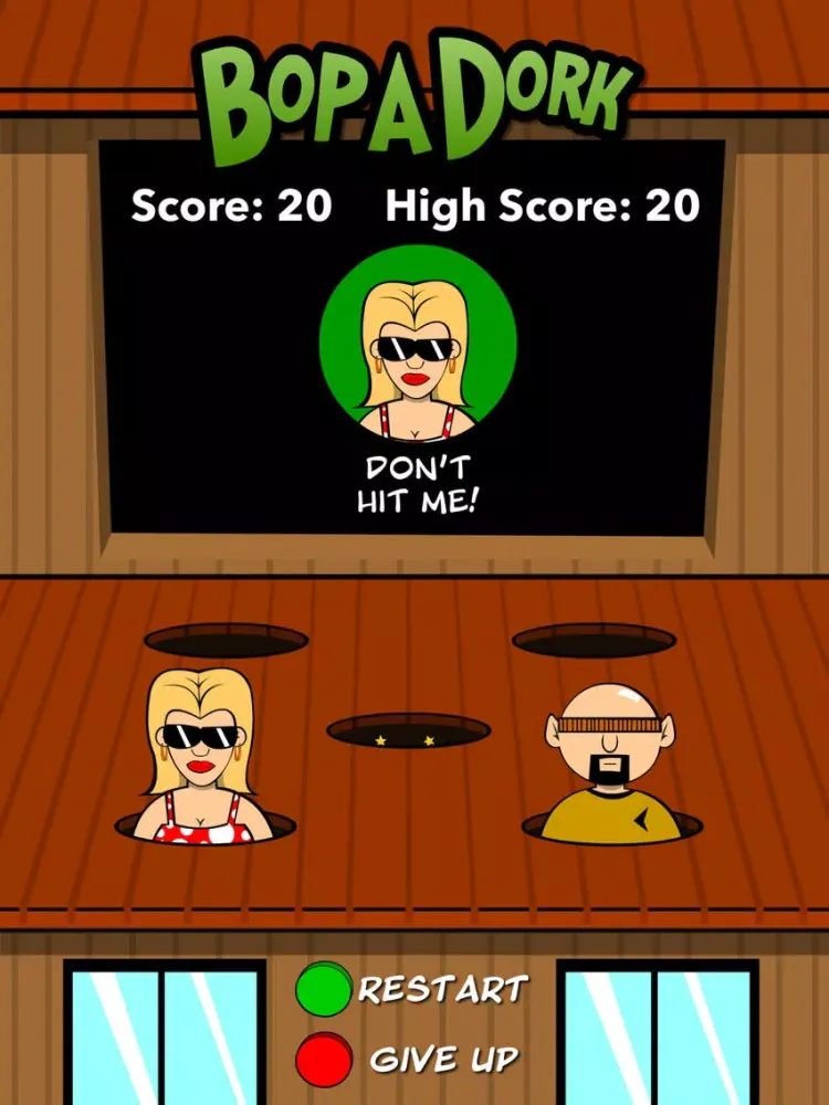 Bop A Dork iPad  Screenshots