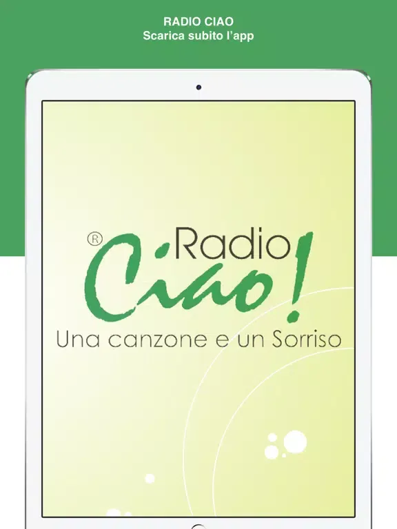 Radio Ciao iPad  স্ক্রিনশট