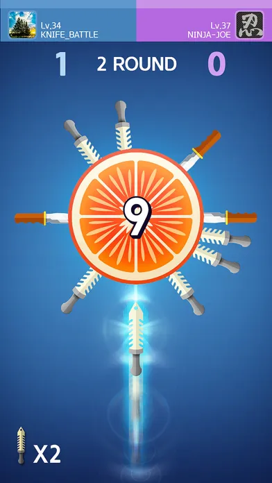 Screenshot di Knife Battle.
