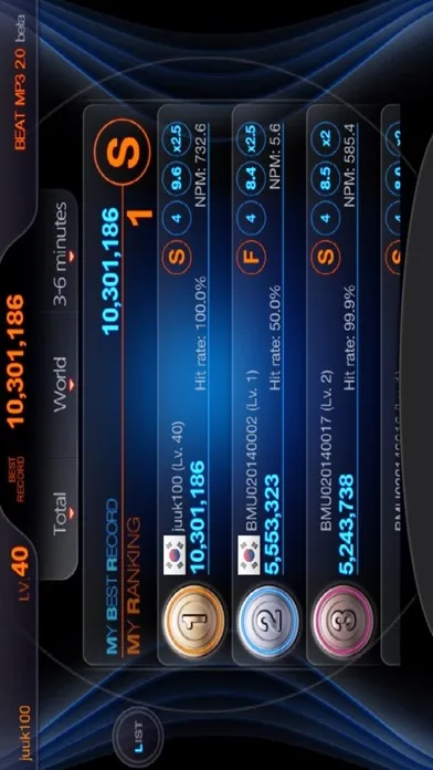 BEAT MP3 2.0 - Rhythm Game应用截图