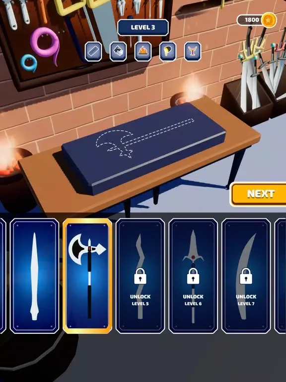 Tangkapan skrin Blade Master - Forge a sword iPad 
